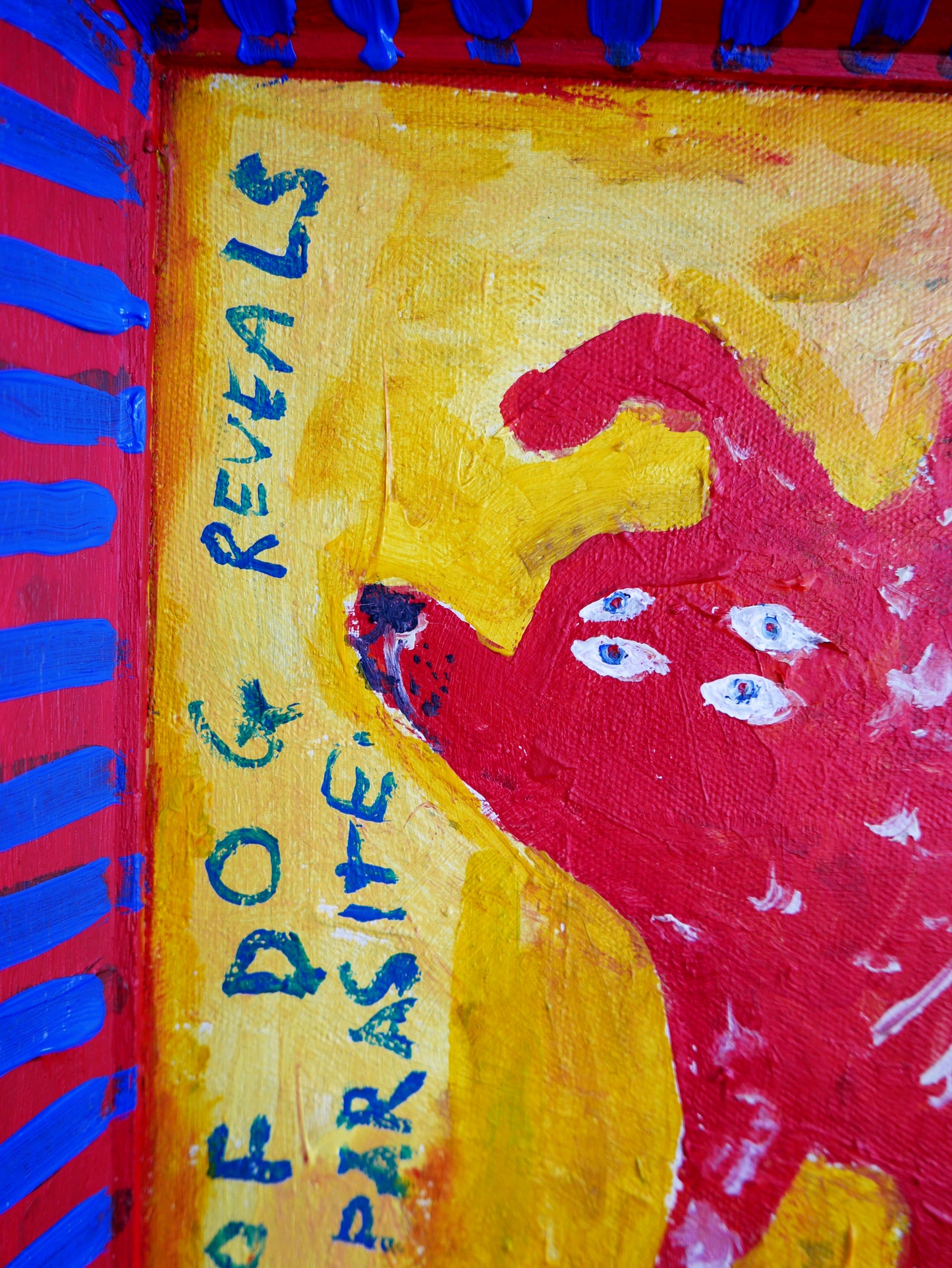 X-ray of dog reveals large parasite