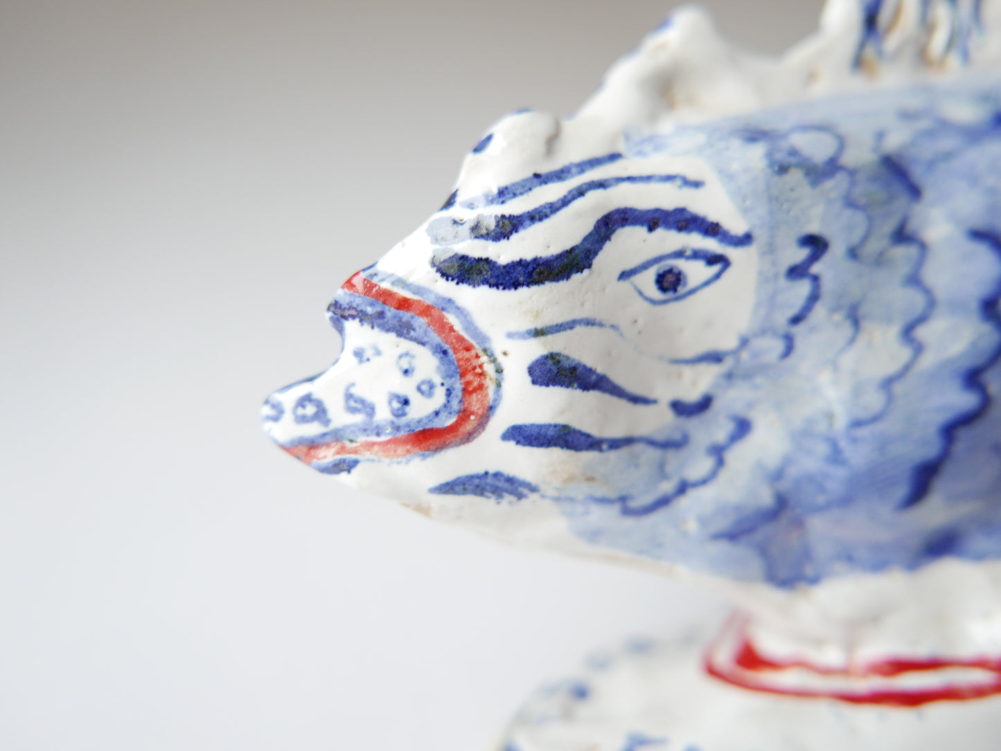 A Posh Fish - Faye Moorhouse ceramic sculpture