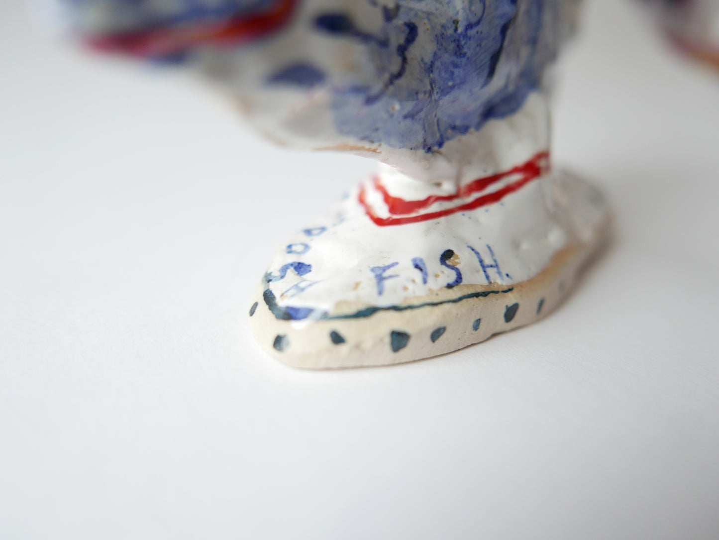 A Posh Fish - Faye Moorhouse ceramic sculpture