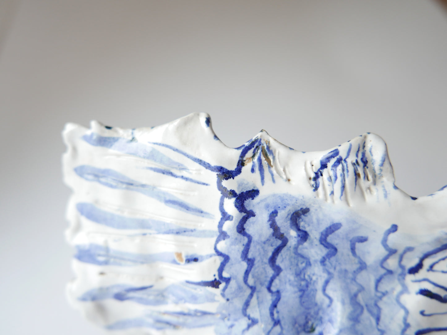 A Posh Fish - Faye Moorhouse ceramic sculpture