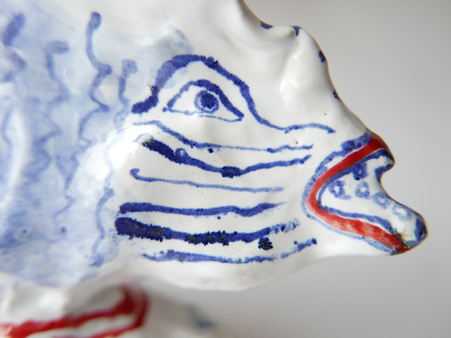 A Posh Fish - Faye Moorhouse ceramic sculpture