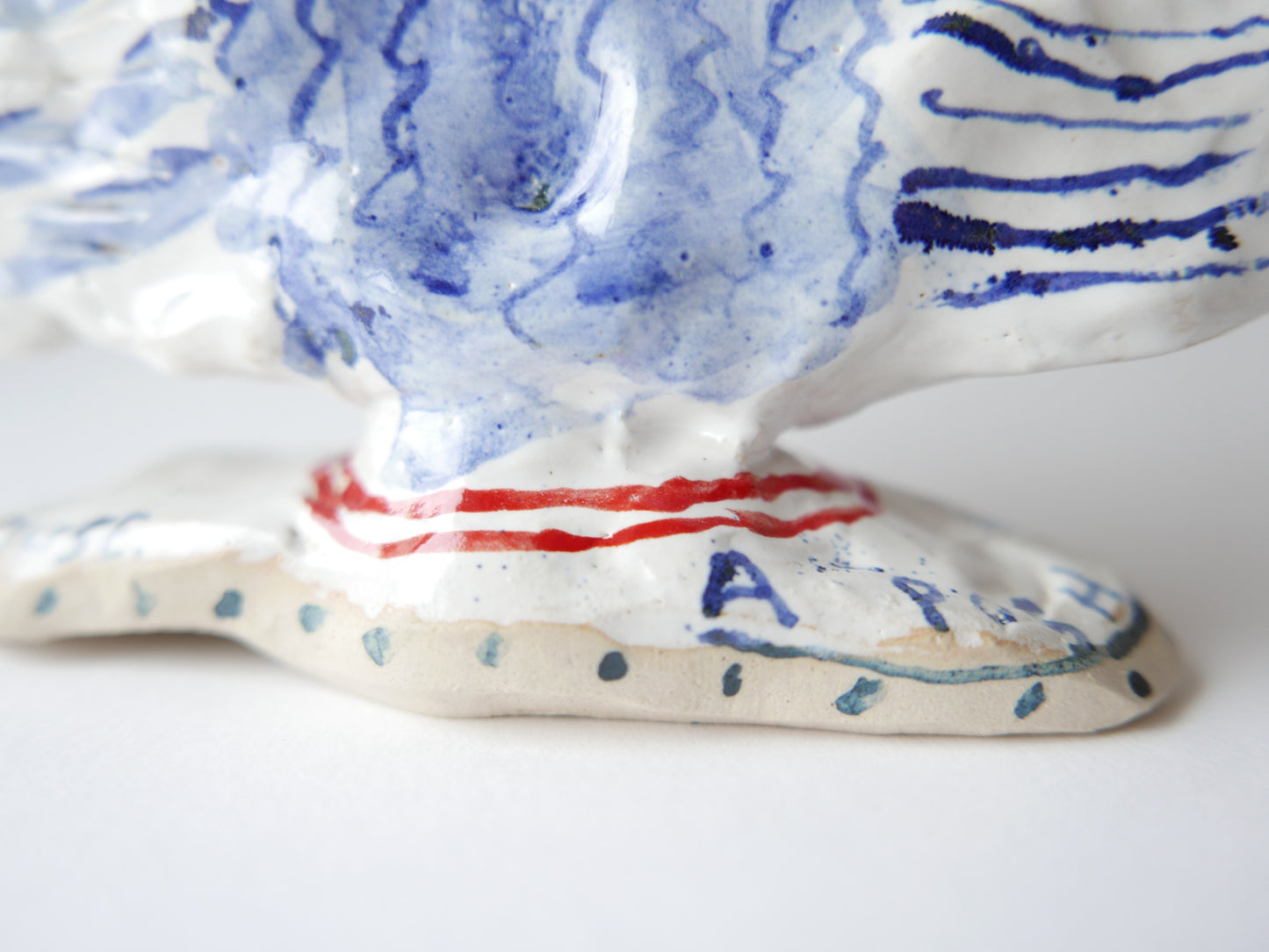 A Posh Fish - Faye Moorhouse ceramic sculpture