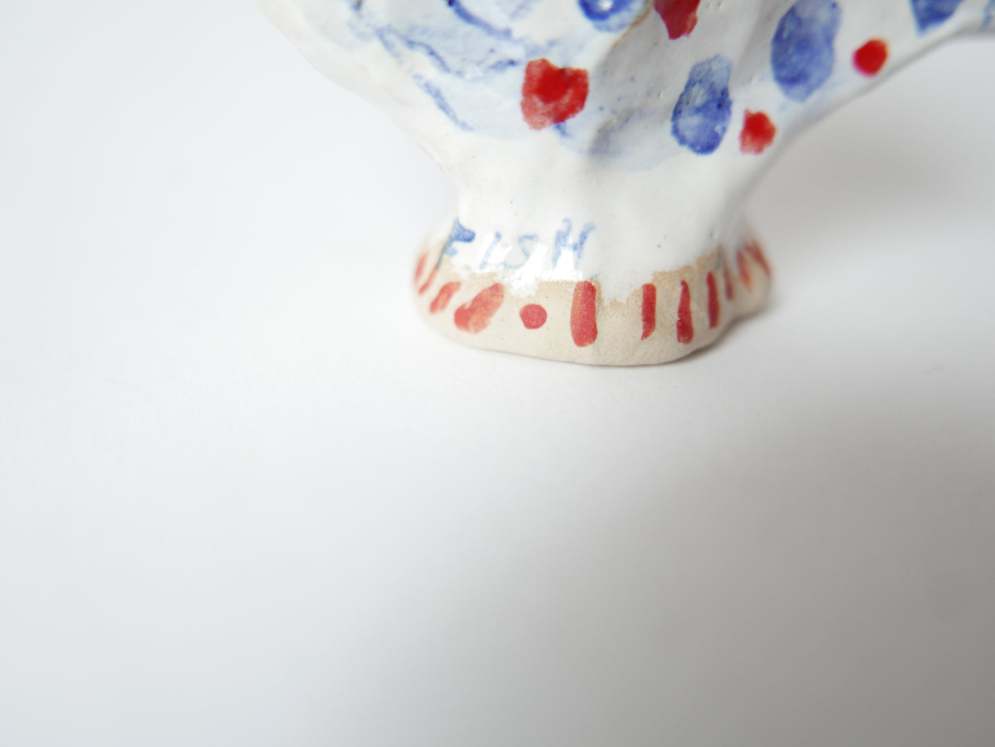 Little Posh Fish - Faye Moorhouse ceramic sculpture