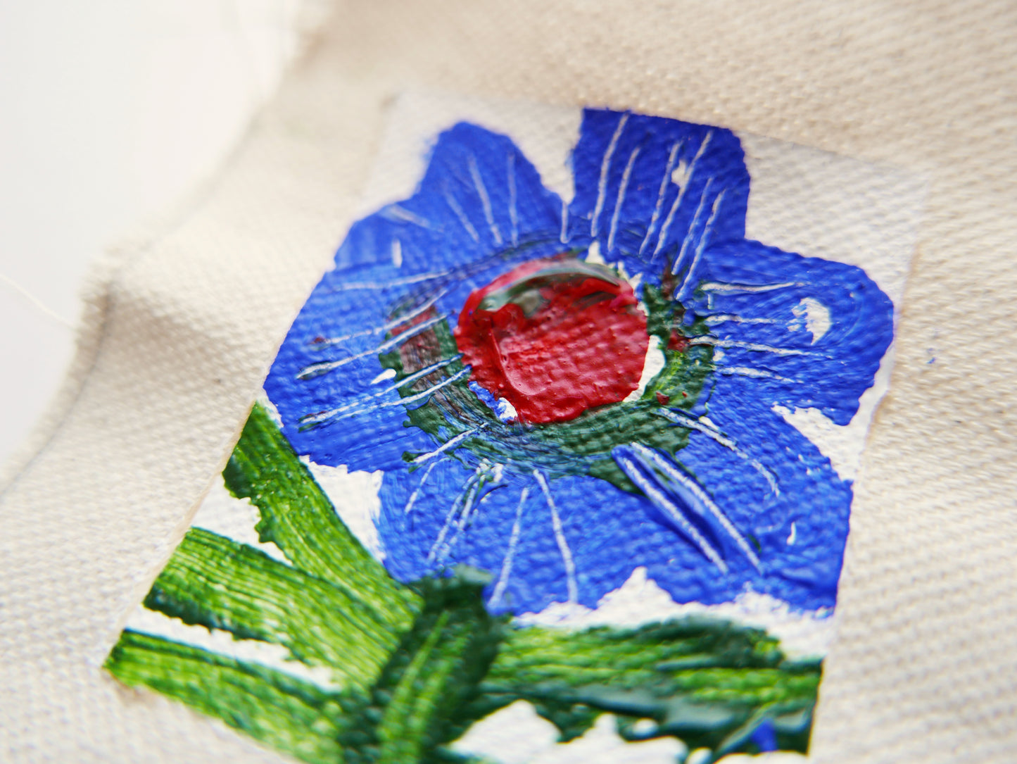 TINY BLUE PANSY