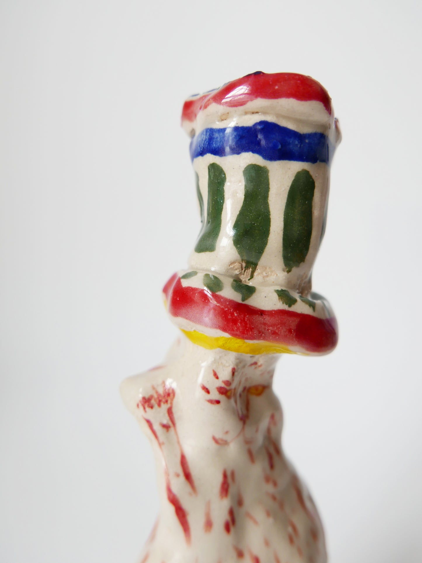 Circus Cat Candlestick Holder