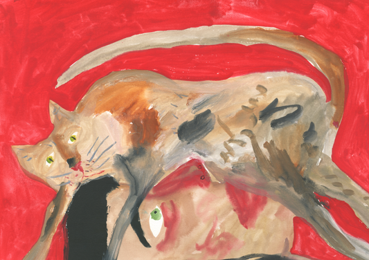 Women and their Cats - Cat On Face