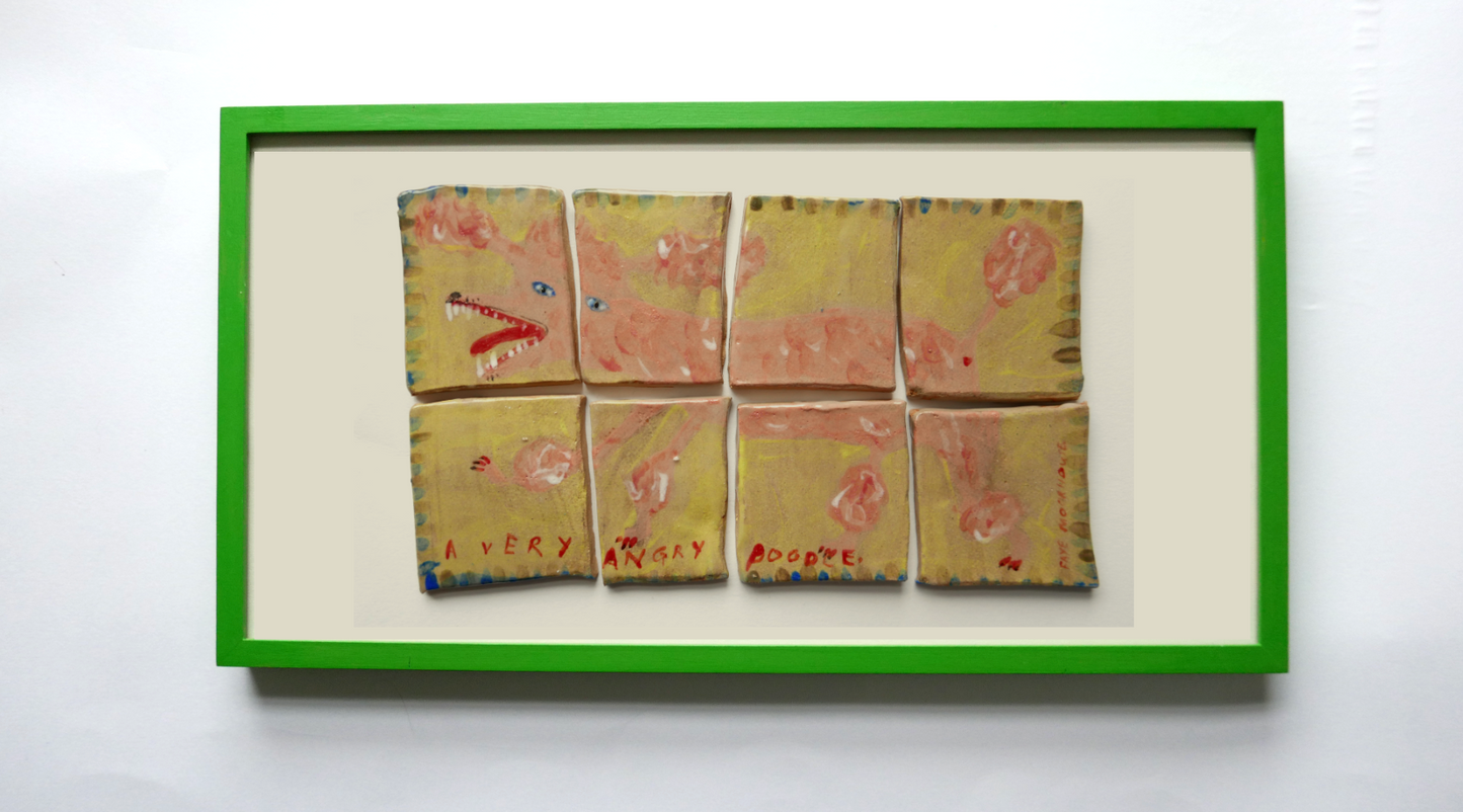 A Very Angry Poodle - Tiles