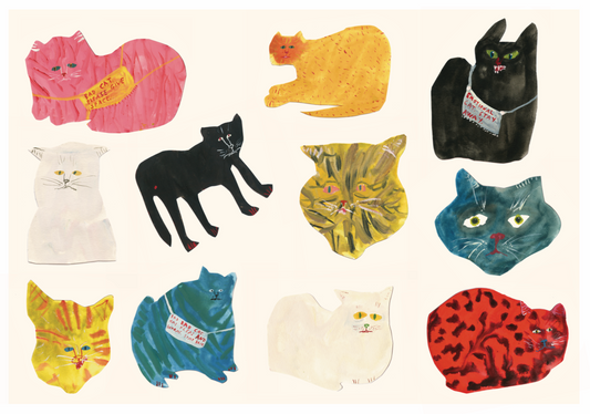 Mini Print - Emotional Cats