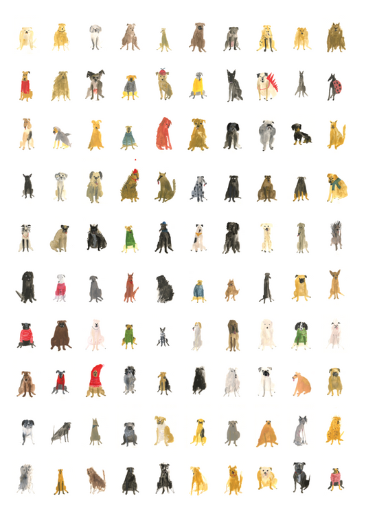 Mini Print - 100 Hideous Hounds