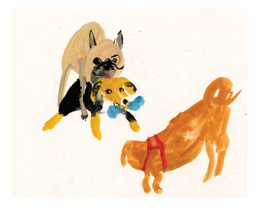 Tales from the Dog Park | Giclee Art Print