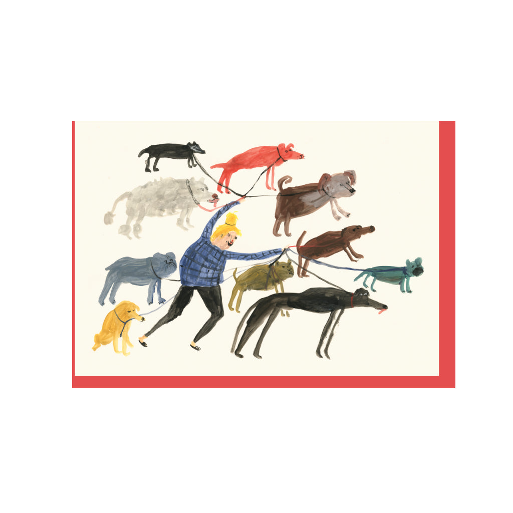 Dog Walking Lady