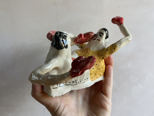 Fight Fight Fight - Ceramic Boxers