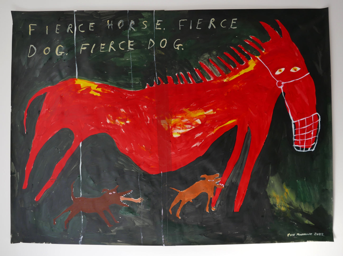 Fierce Horse. Fierce Dog. Fierce Dog.
