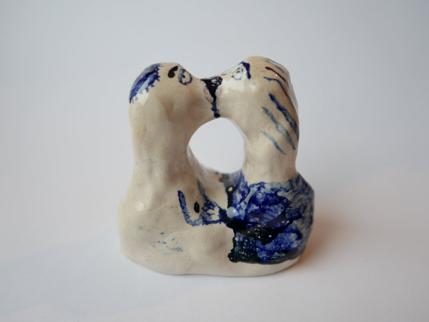 Kissers - A Ceramic Ornament