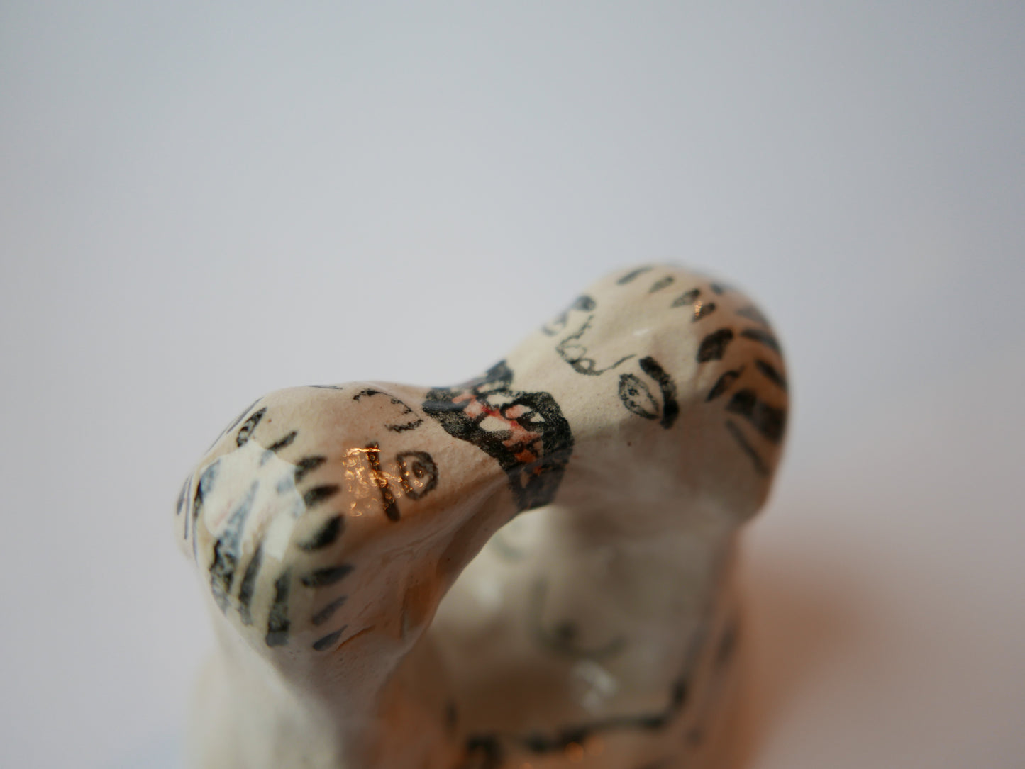 Kissers - A Ceramic Ornament