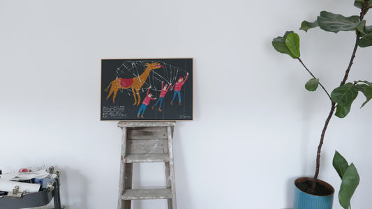 Out of our way please. We have captured this very wild horse.