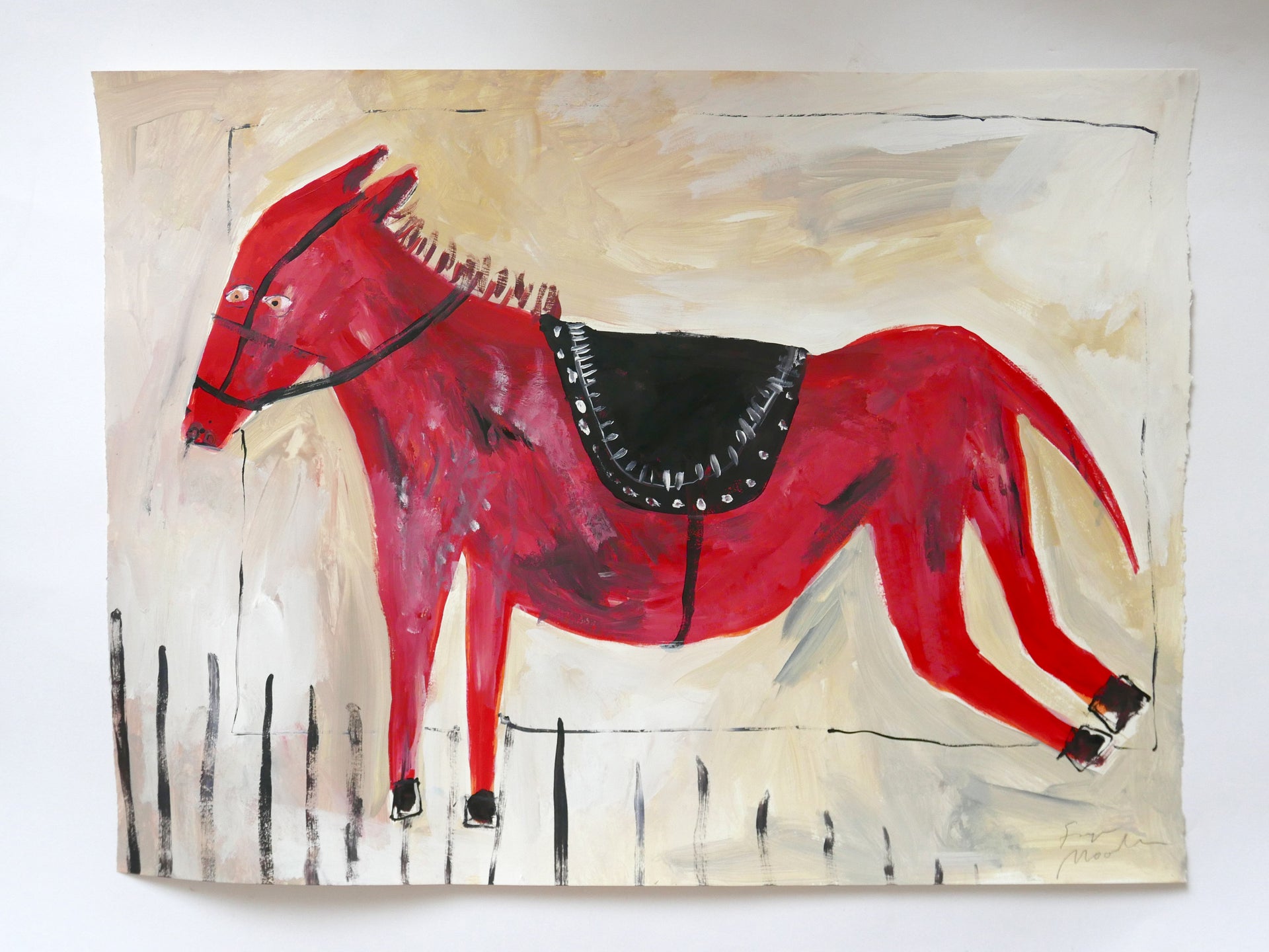 A Horse and a Fence