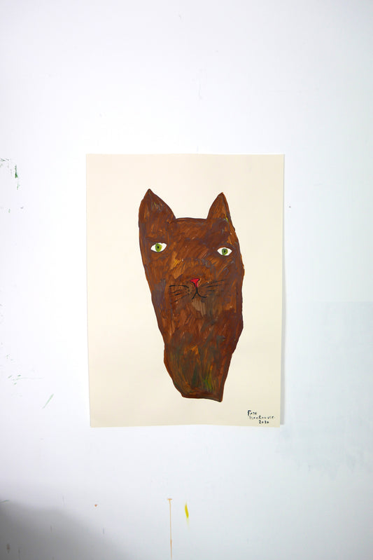 The Giant Cat Collection - Original Painting - Pongo