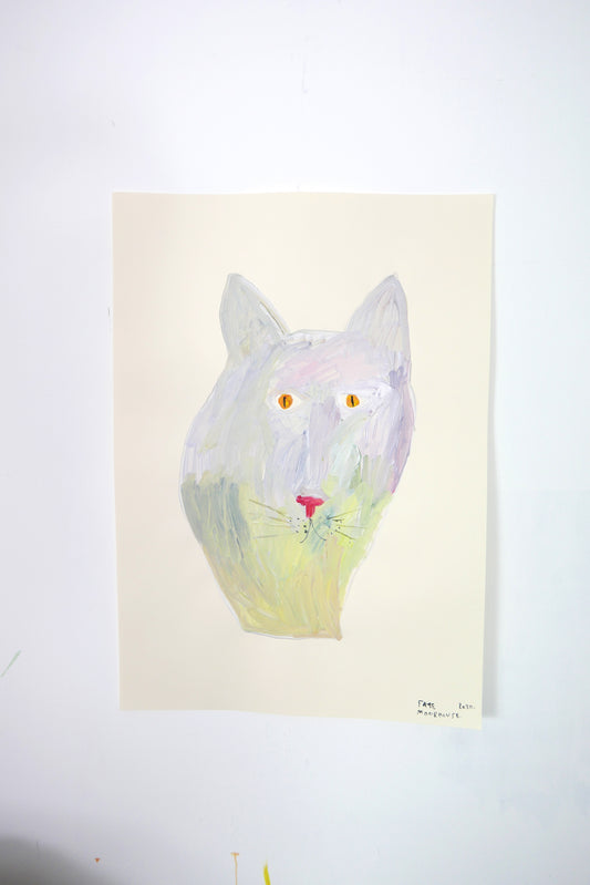 The Giant Cat Collection - Original Painting - Pumpkin