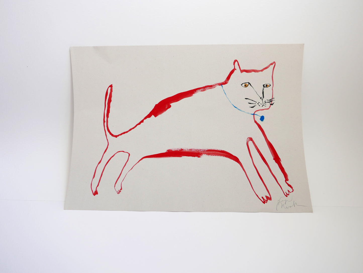 Red Cat Yellow Eyes