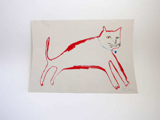 Red Cat Yellow Eyes