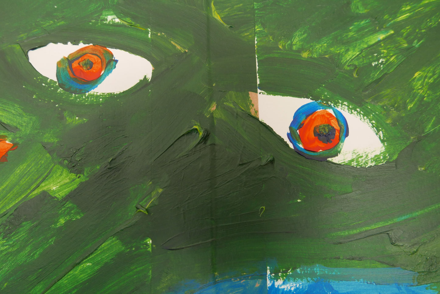 Crocodile Dog Attacks - A Pair of Paintings
