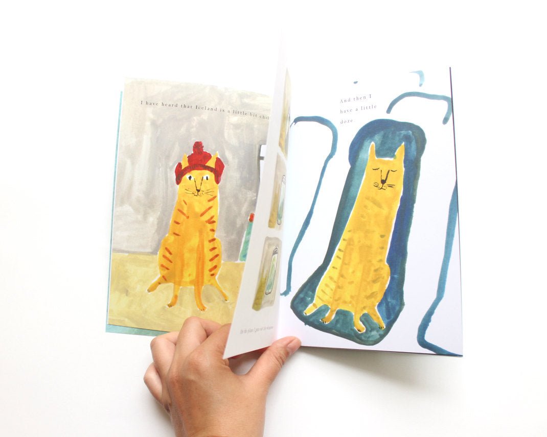 Picture Book / Illustrated Zine - Birken Cat Goes to ... Iceland | second edition