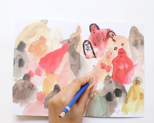 Art Zine - Adults only colouring activity book || Make Your Own Orgy - New compact edition