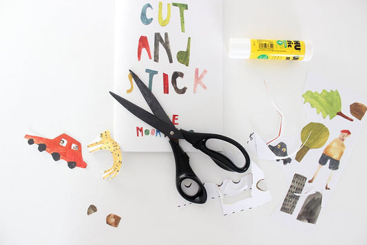 CUT AND STICK || Limited edition art and craft activity zine || Faye Moorhouse