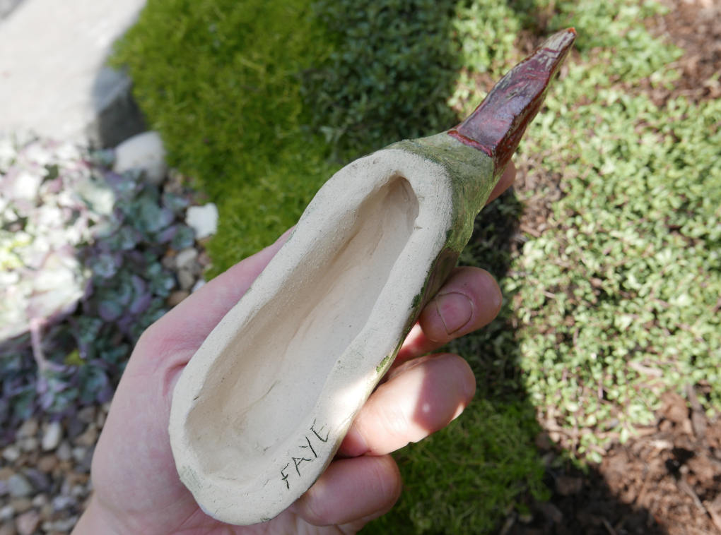 Ceramic Crocodile | Original Faye Moorhouse Pottery | Free International Shipping
