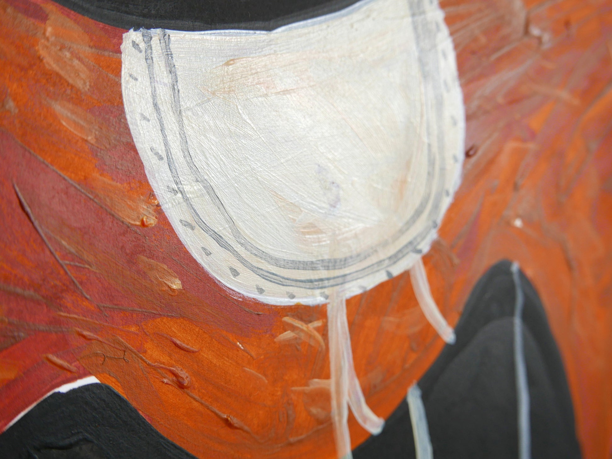 Fierce Horse Fierce Horse 004 | Large Painting on Paper
