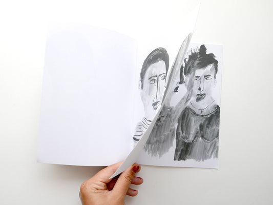TRUE LOVE | New bound version | A black and white staple bound Zine by Faye Moorhouse