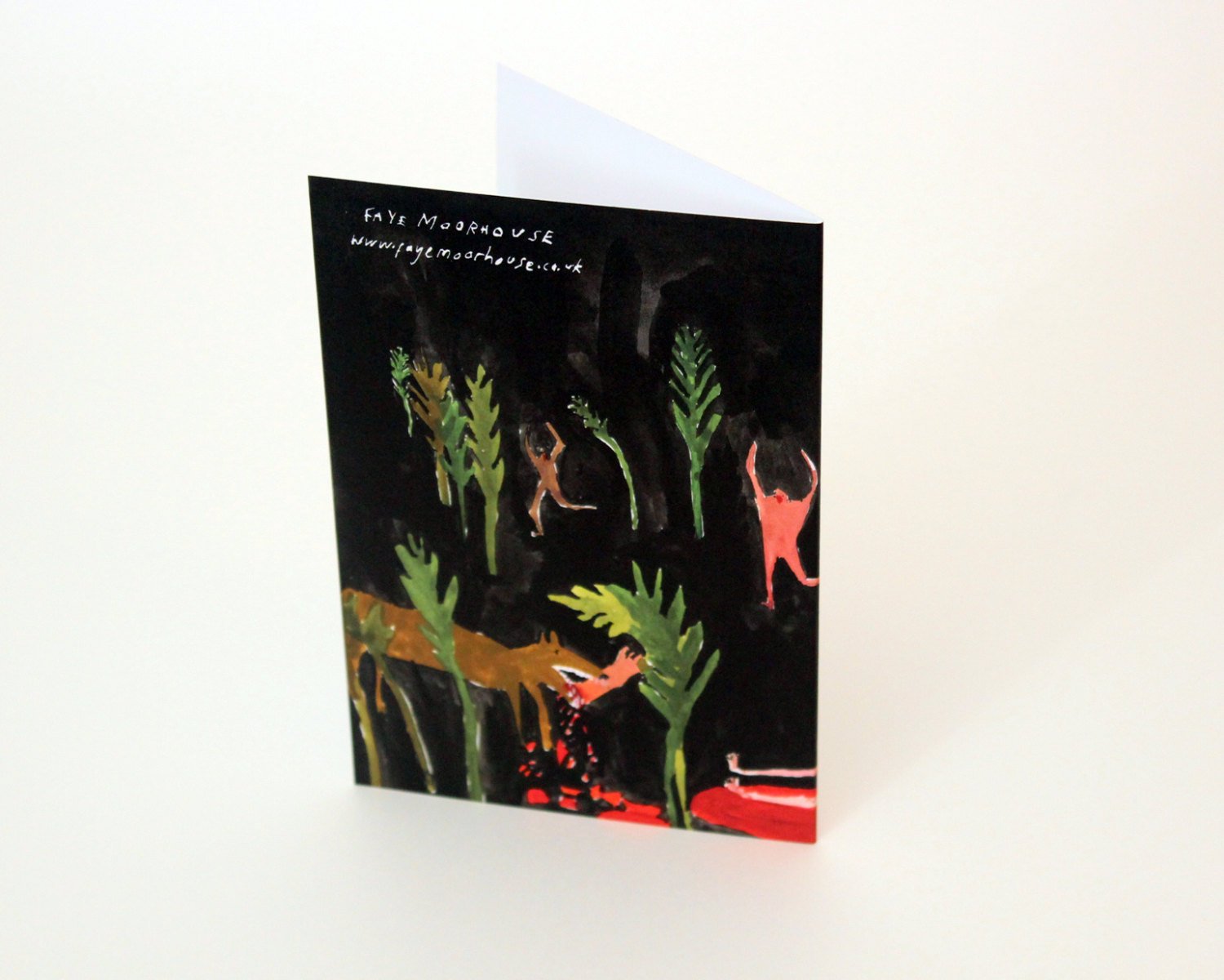 Unusual greetings card - Midnight Beast Attack