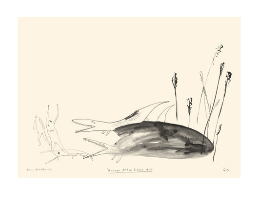 Original illustration painting - Animal Attack c.1853 #10