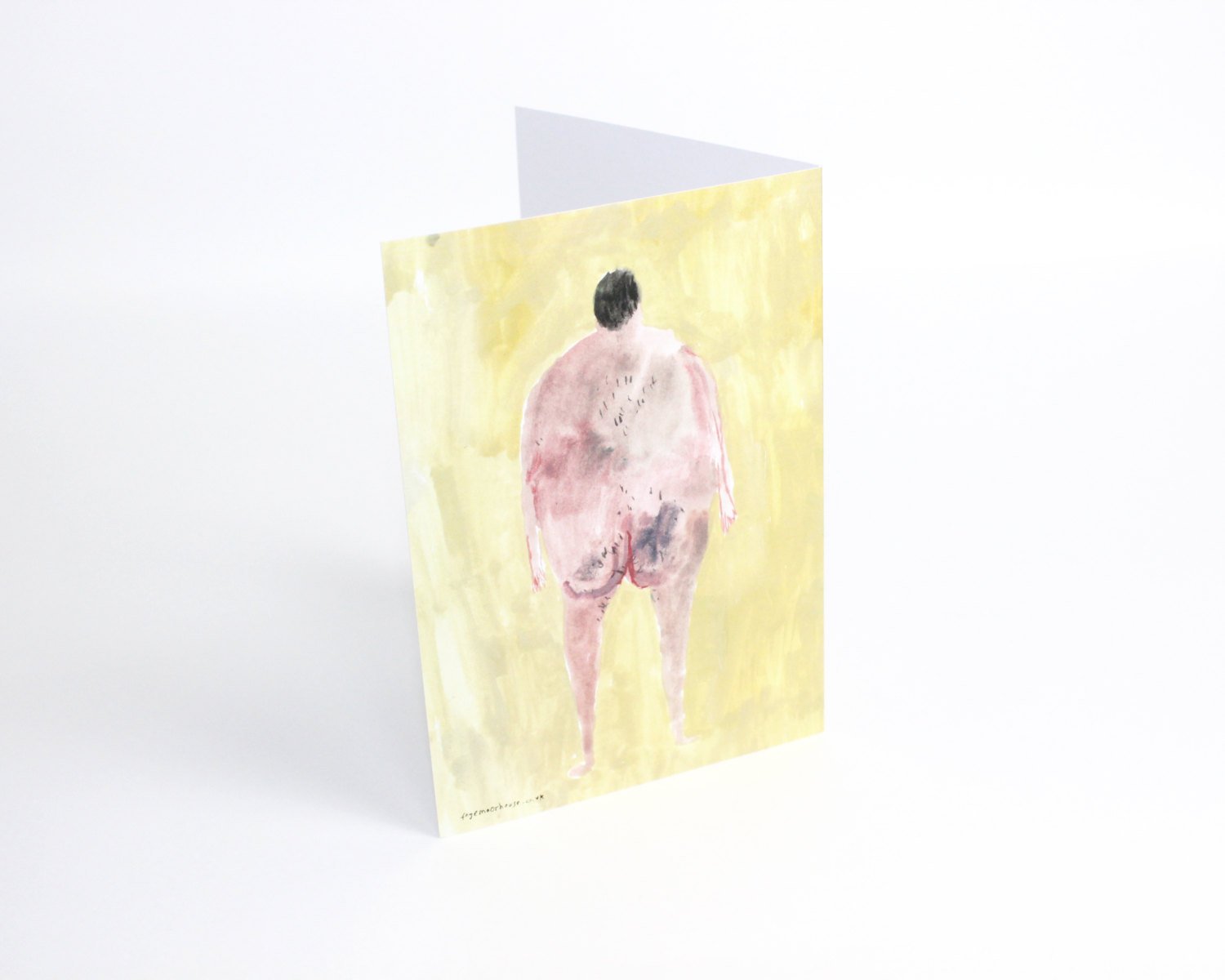 Funny valentines card || Naked Man