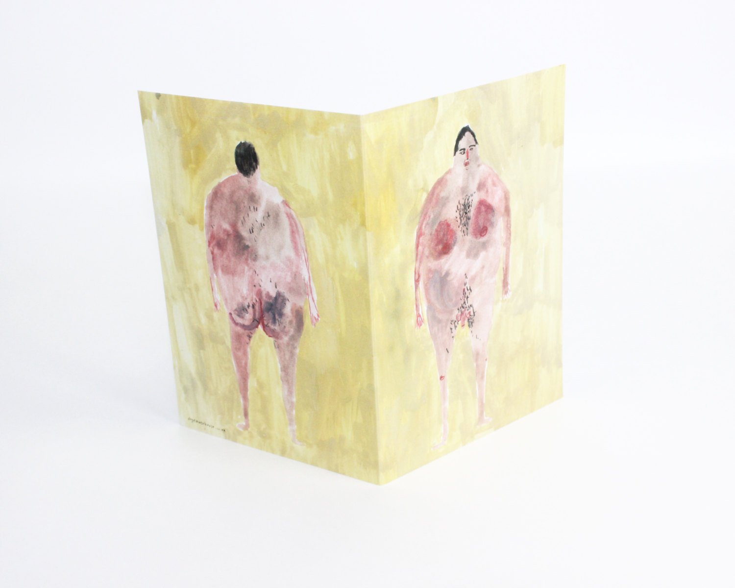 Funny valentines card || Naked Man