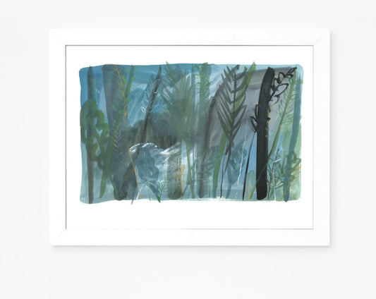 The Forest 001 - Original gouache painting on paper